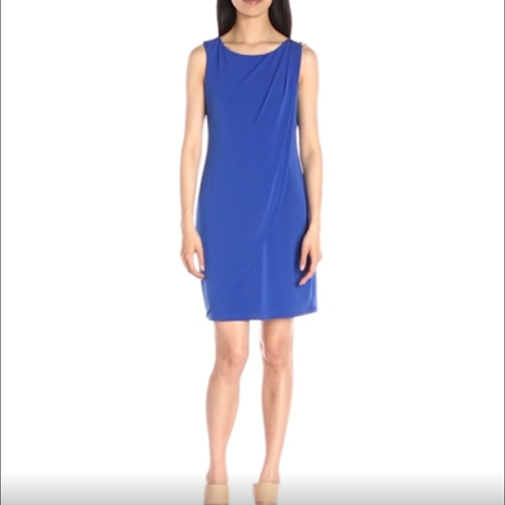 Jessica Simpson purple/magenta draped dress, NWT size 14